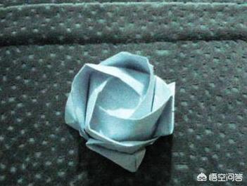 立体玫瑰花折纸教程？