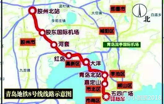 青岛地铁8号线一年开工51个工点 开工率达到76.1%(转载)
