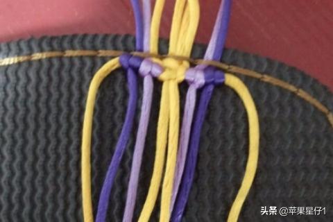 中国结线编拖鞋/凉鞋--- 八根线拖鞋图文教程？