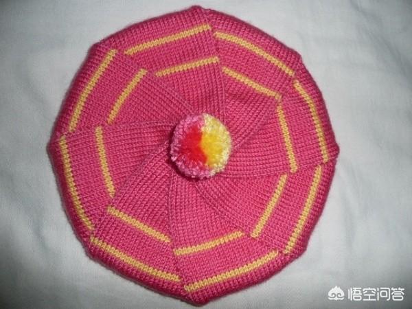 八角帽子的编织方法？